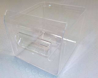 Immagine di CASSETTO VERDURA TRASPARENTE 228X255XH.170/200MM_QUALITA' B.