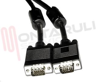 Immagine di CAVO MONITOR VGA MASCHIO \ VGA MASCHIO 15PIN MT.5 HD15M