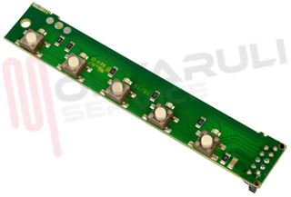 Immagine di SCHEDA GRUPPO COMANDI CAPPA 5 TASTI 105070181 LED BLU