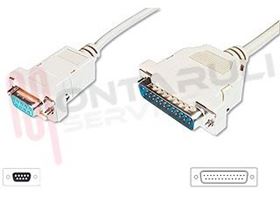 Visualizza i dettagli per CAVO SERIALE RS232 MASCHIO 25POLI / FEMMINA 9 POLI 3MT. Immagine di CAVO SERIALE RS232 MASCHIO 25POLI / FEMMINA 9 POLI 3MT.
