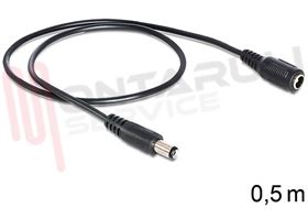 Visualizza i dettagli per CAVO PROLUNGA ALIMENTATORE DC STRIP LED 50CM. Immagine di CAVO PROLUNGA ALIMENTATORE DC STRIP LED 50CM.