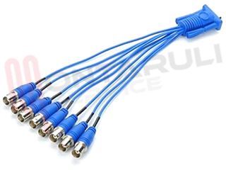Immagine di CAVO VGA 15PIN MAS. - 8BNC FEMM. PER CCTV L=25CM.