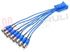 Immagine di CAVO VGA 15PIN MAS. - 8BNC FEMM. PER CCTV L=25CM.