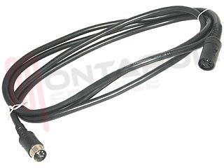 Immagine di CAVO AUDIO 5 POLI M/F DIN NERO 1.5TM.