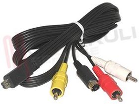 Visualizza i dettagli per CAVO AUDIO-VIDEO 3RCA - USB 10PIN - CONNETTORE AV MT.1,5 Immagine di CAVO AUDIO-VIDEO 3RCA - USB 10PIN - CONNETTORE AV MT.1,5