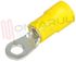 Immagine di CAPICORDA OCCHIELLO GIALLO 6MMQ VITE D4