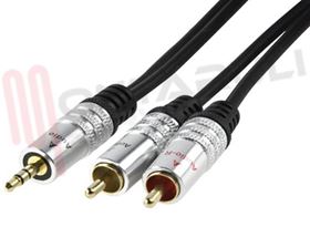 Visualizza i dettagli per CAVO AUDIO 2 RCA MASCHIO / JACK MASCHIO MT.10 PROFESSIONAL Immagine di CAVO AUDIO 2 RCA MASCHIO / JACK MASCHIO MT.10 PROFESSIONAL