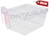 Immagine di CASSETTO VERDURA TRASPARENTE 225X315/255X155/185MM.