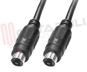 Visualizza i dettagli per CAVO S-VIDEO S-VHS/SPINA S-VHS MT.2 NERO Immagine di CAVO S-VIDEO S-VHS/SPINA S-VHS MT.2 NERO