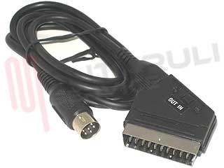Immagine di CAVO SCART 21 POLI+SWITCH /1 DIN MT.1,5