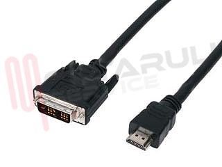 Immagine di CAVO VIDEO HDMI MASCHIO A DVI-D MASCHIO 1,5MT. GOLD