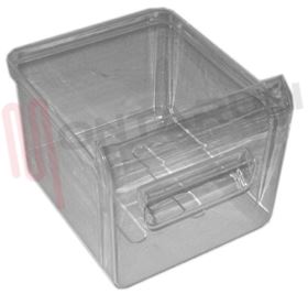 Visualizza i dettagli per CASSETTO VERDURA TRASPARENTE 228X255XH.170/200MM. Immagine di CASSETTO VERDURA TRASPARENTE 228X255XH.170/200MM.