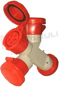 Visualizza i dettagli per PRESA MULTIPLA CEE 3USCITE 3P+N+T 16A 380V 6H ROSSA GEWISS Immagine di PRESA MULTIPLA CEE 3USCITE 3P+N+T 16A 380V 6H ROSSA GEWISS