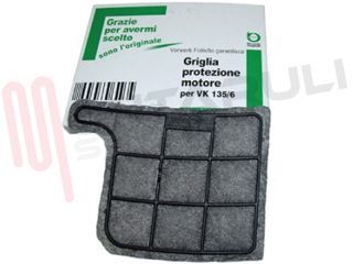 Immagine di FILTRO GRIGLIA PROTEZIONE MOTORE K135 ORIGINALE