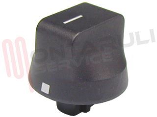 Immagine di MANOPOLA FUOCO NERO OPACO DIA.6MM.