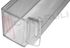 Immagine di BALCONCINO BOTTIGLIE TRASPARENTE 495X100X105MM.