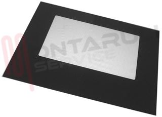 Immagine di VETRO FORNO ALT.424X590MM. NERO ESTERNO F-I E