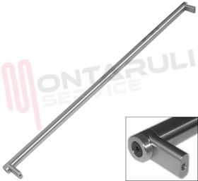 Visualizza i dettagli per MANIGLIA FORNO SILVER L=74CM. Immagine di MANIGLIA FORNO SILVER L=74CM.
