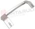 Immagine di MANIGLIA FRIGO SILVER CHIARA L=255MM.