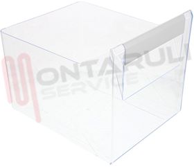 Visualizza i dettagli per CASSETTO VERDURA TRASPARENTE 220X280X180/225MM. NEUTRO 7902 Immagine di CASSETTO VERDURA TRASPARENTE 220X280X180/225MM. NEUTRO 7902
