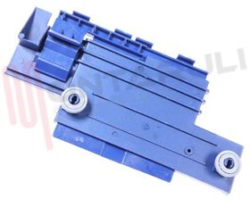 Visualizza i dettagli per GRUPPO STAFFA REGOLAZIONE CESTO LATO DX BLU Immagine di GRUPPO STAFFA REGOLAZIONE CESTO LATO DX BLU