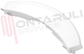 Visualizza i dettagli per MANIGLIA OBLO' MEZZALUNA BIANCA L=205MM. Immagine di MANIGLIA OBLO' MEZZALUNA BIANCA L=205MM.