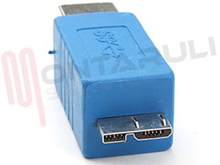Immagine di ADATTATORE USB 3.0 TIPO B FEMMINA / TIPO MICRO B MASCHIO