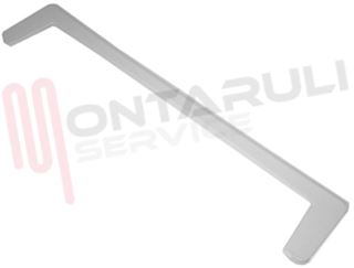 Immagine di PROFILO BIANCO ANTERIORE RIPIANO VETRO 600MM.