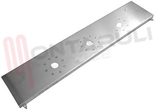 Immagine di CRUSCOTTO FORNO INOX  595X125MM.