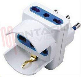 Visualizza i dettagli per ADATTATORE TRIPLO/SCHUKO 16A 2P+T BIANCO Immagine di ADATTATORE TRIPLO/SCHUKO 16A 2P+T BIANCO