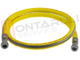 Immagine di TUBO GAS FLESSIBILE L=2000 1/2" F 1/2" F GIALLO