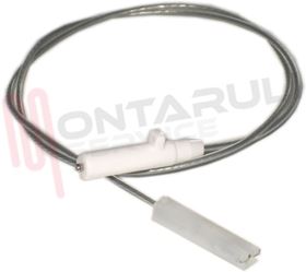 Visualizza i dettagli per CANDELETTA ACCENSIONE BRUCIATORE WHIRLPOOL L=340MM. Immagine di CANDELETTA ACCENSIONE BRUCIATORE WHIRLPOOL L=340MM.