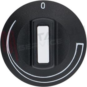 Visualizza i dettagli per MANOPOLA NERA Ø 50 MM. SERIGRAFATA Immagine di MANOPOLA NERA Ø 50 MM. SERIGRAFATA