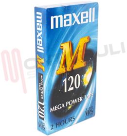 Visualizza i dettagli per CASSETTA VIDEO VHS 120MIN MAXELL M120 Immagine di CASSETTA VIDEO VHS 120MIN MAXELL M120