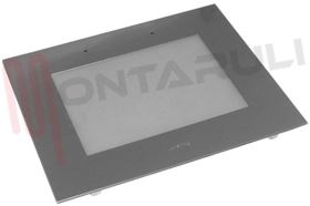 Visualizza i dettagli per VETRO FORNO CORNICE IN ACCIAIO SC166-8 595X480MM. Immagine di VETRO FORNO CORNICE IN ACCIAIO SC166-8 595X480MM.