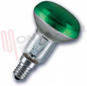 Visualizza i dettagli per LAMPADA SPOT R50 E14 40W 230V 30° SPOT VERDE Immagine di LAMPADA SPOT R50 E14 40W 230V 30° SPOT VERDE