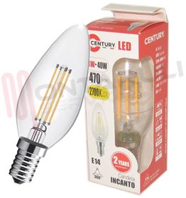 Visualizza i dettagli per LAMPADA OLIVA LED CHIARA E14 4W 230V 2700°K Immagine di LAMPADA OLIVA LED CHIARA E14 4W 230V 2700°K