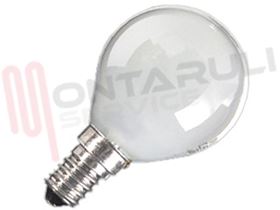 Visualizza i dettagli per LAMPADA SFERA SMERIGLIATA E14 15W 230V Immagine di LAMPADA SFERA SMERIGLIATA E14 15W 230V