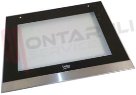 Visualizza i dettagli per VETRO FORNO ALT.460X590MM. ESTERNO NERO Immagine di VETRO FORNO ALT.460X590MM. ESTERNO NERO