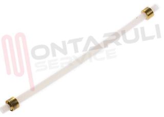 Immagine di TUBO VAPORE L=205MM. +2 BOCCOLE OTTONE Ø7MM.
