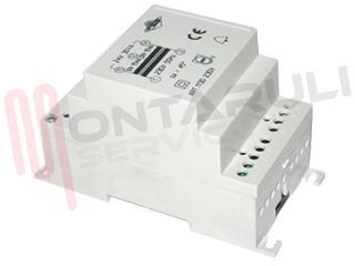 Immagine di TRASFORMATORE DIN/PARETE 30VA 220V 12/24V 3 MODULI APRIPORTA