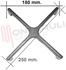 Immagine di GRIGLIA 1 FUOCHI GHISA 250X250MM. H.48MM.