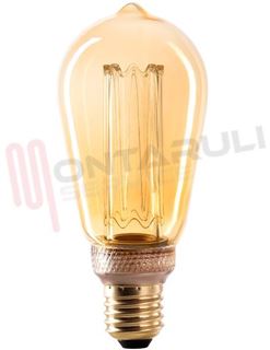 Immagine di LAMPADA GLASSLIGHT ST64 LED E27 2,5W 230V 2000°K ANTIQUE