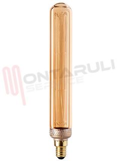 Immagine di LAMPADA GLASSLIGHT TUBOLARE LED E14 2W 230V 2000°K ANTIQUE