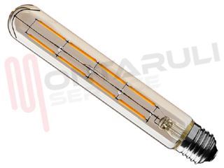 Immagine di LAMPADA TUBOLARE LED FUME' E27 6W 2000°K RESA/45W ANTIQUE
