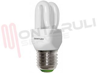 Immagine di LAMPADA MINIPLET 3W E27 2TUBI K6400 LUCE FREDDA RESA/25W