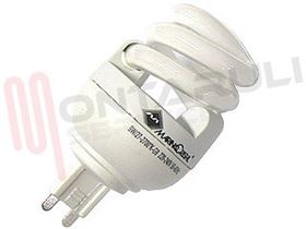 Visualizza i dettagli per LAMPADA MICROSPIRALE 9W G9 6500K LUCE FREDDA RESA/50W Immagine di LAMPADA MICROSPIRALE 9W G9 6500K LUCE FREDDA RESA/50W