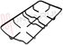 Immagine di GRIGLIA 2 FUOCHI PIATTINA NERA 422X212MM. DX FRANKE