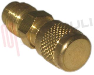 Immagine di RACCORDO VALVOLINO COMPLETO 1/4" SAE MASCHIO R407-R22-R404