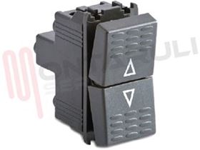 Visualizza i dettagli per PULSANTE 2 FRECCE NERO SERIE MODO Immagine di PULSANTE 2 FRECCE NERO SERIE MODO